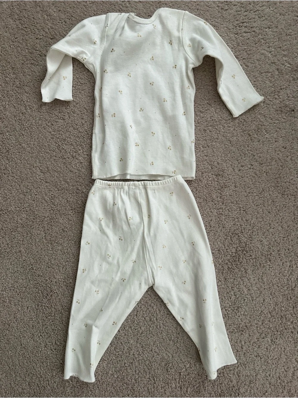 NWT Baby Bonpoint Metallic Cherry Set